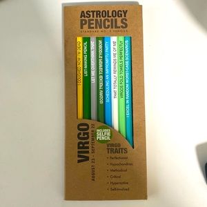 VIRGO astrology pencils (standard no. 2)